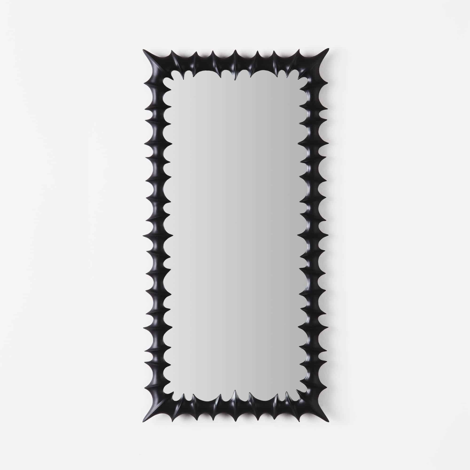 Brutalist Mirror Large Black