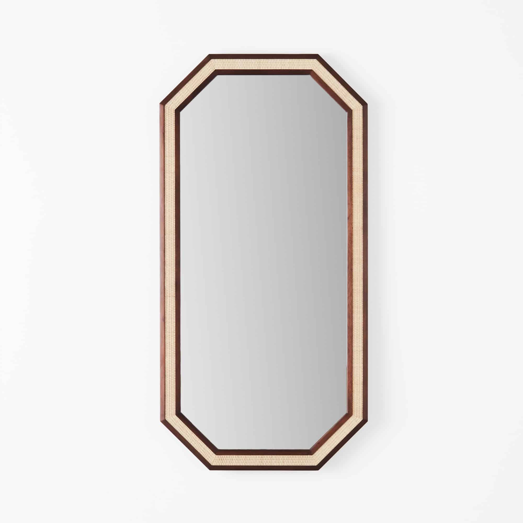 Rattan Mirror Large
