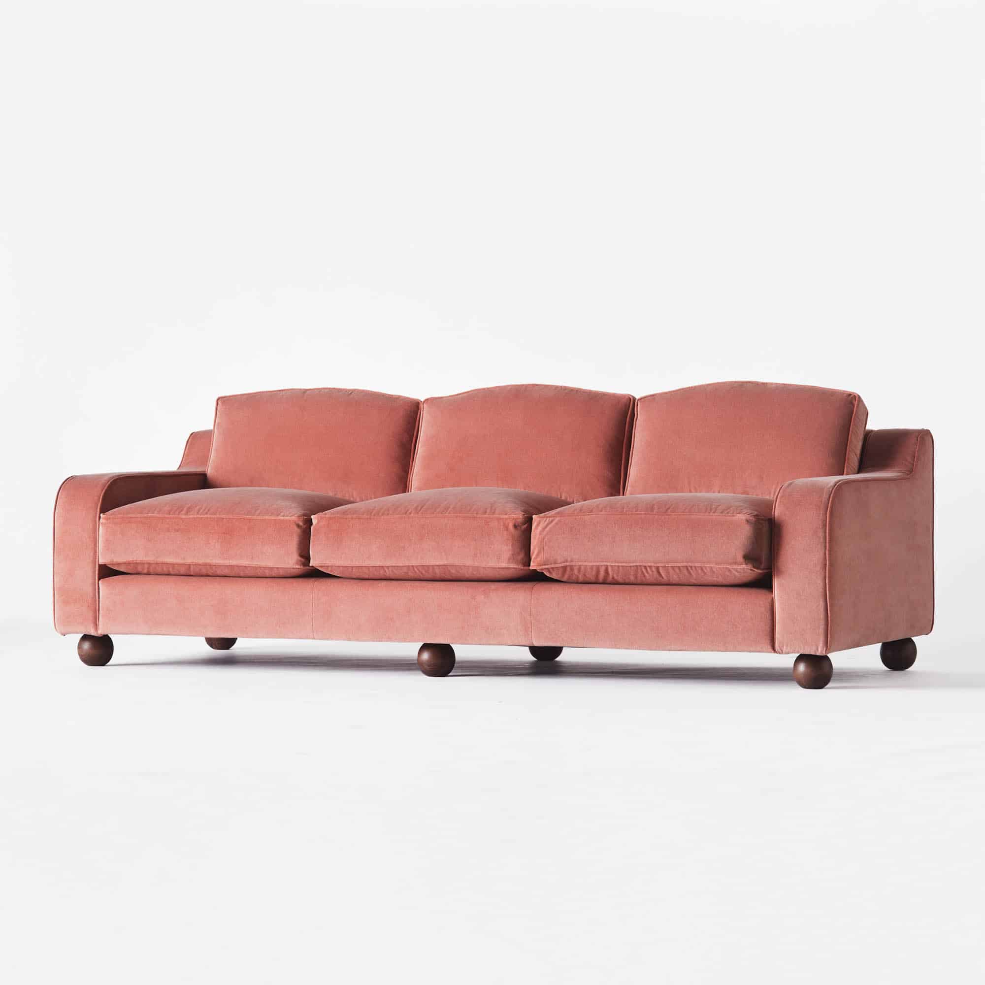 Lola Sofa Velvet Pink - Image 8