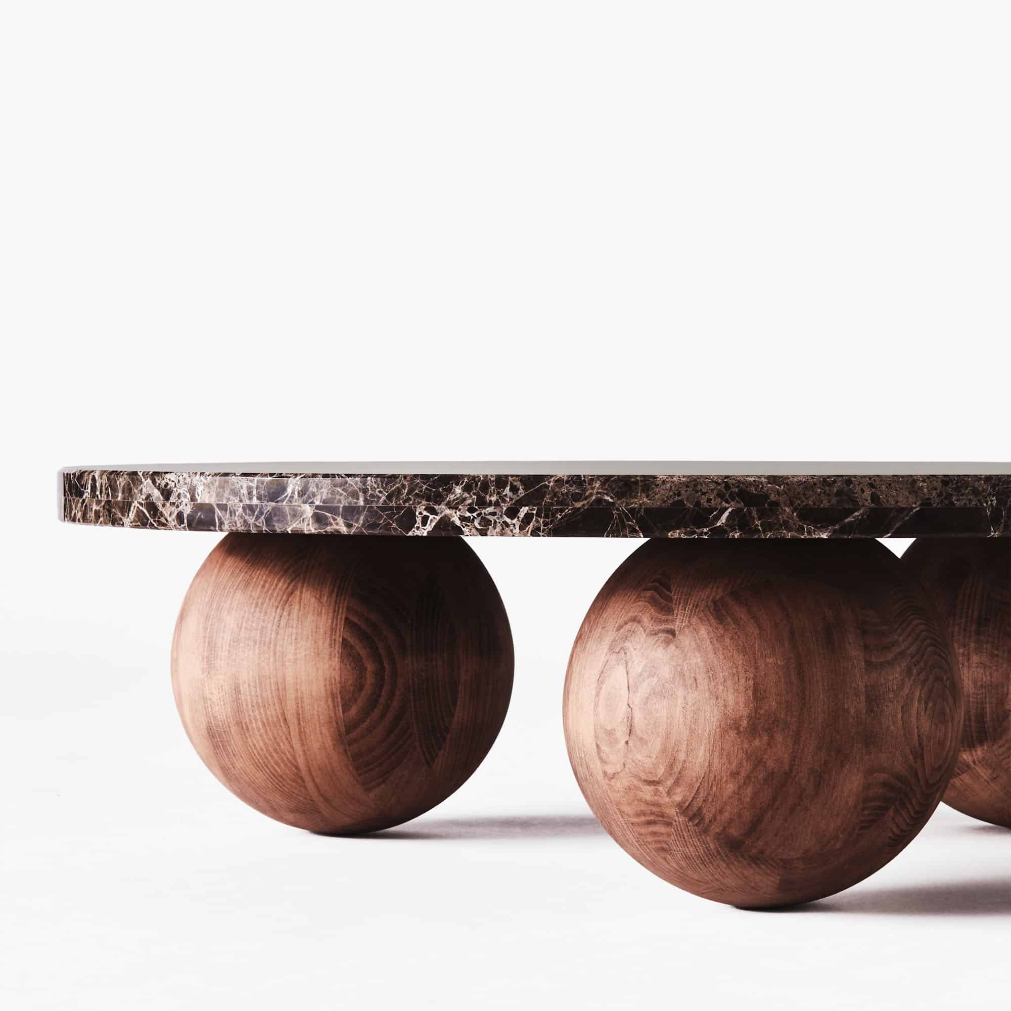 Sphere Round Sofa Table Dark Emperedor - Image 3