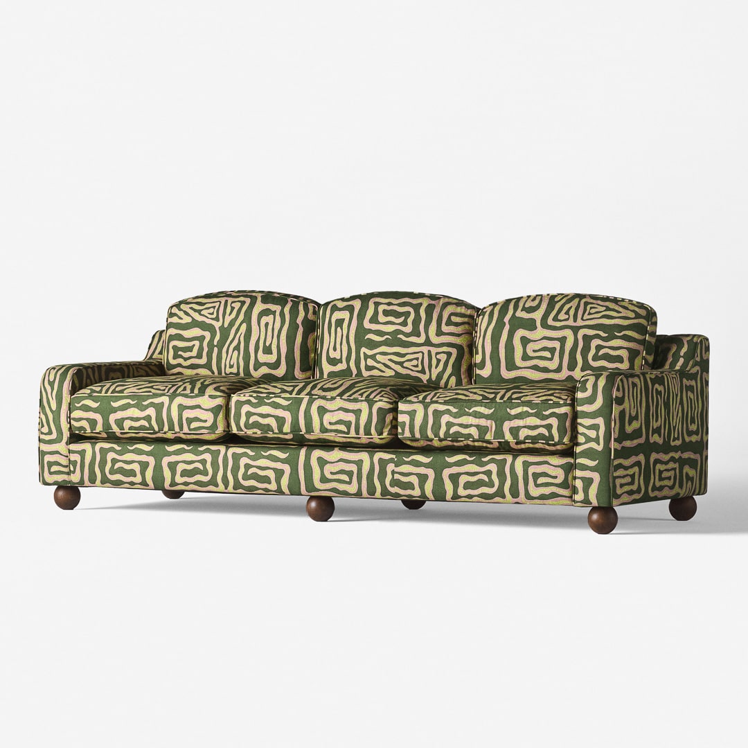 Lola Sofa Beaten Track Green - Image 5