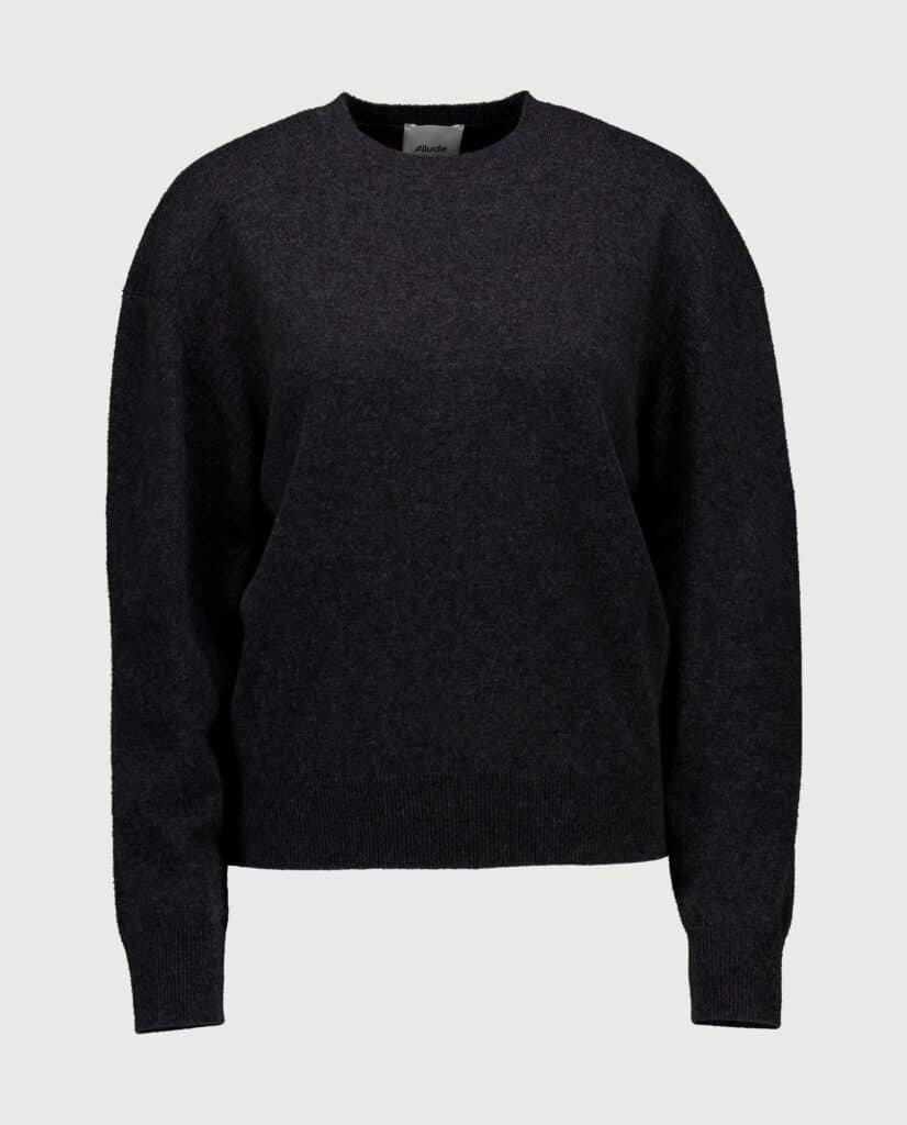 Allude Wool and cashmere sweater grey