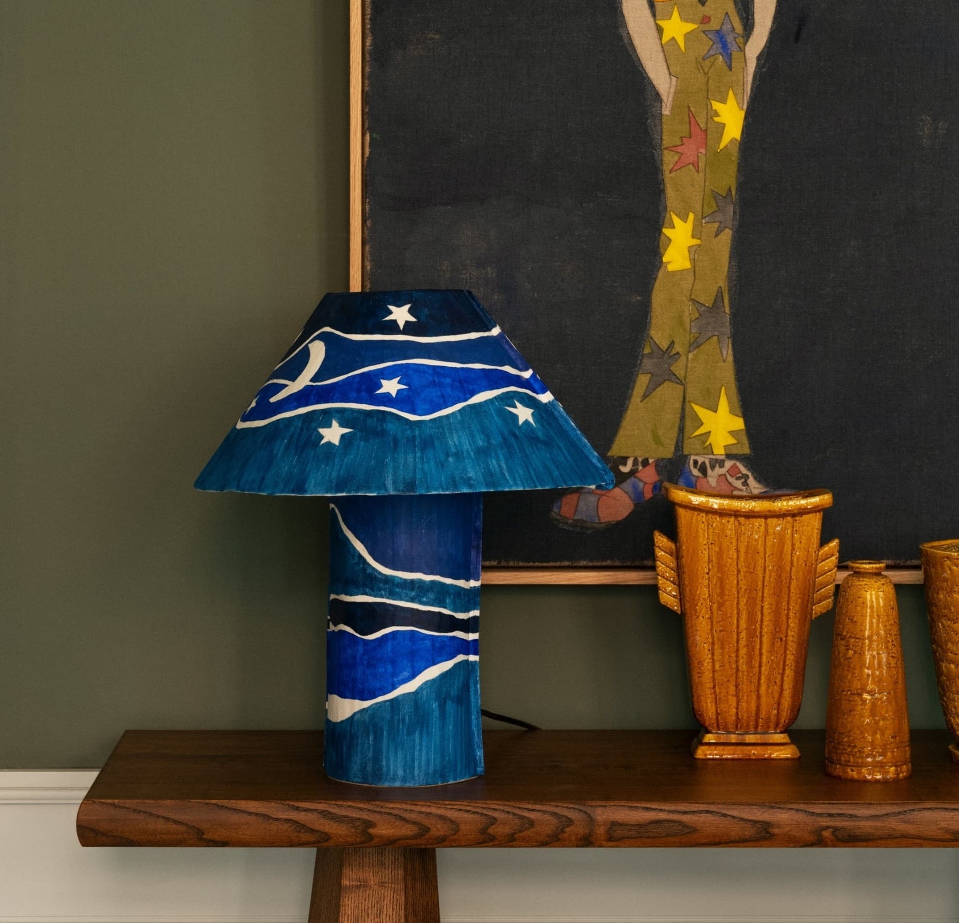 Blaa lampe